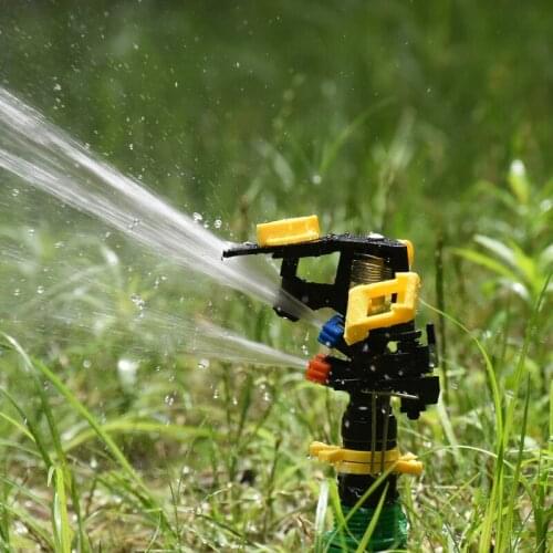 360 degrees adjustable Rocker nozzle rotating water sprinklers farm sprinklers lawn nozzle with 1/2 3/4" Thread 11pcs
