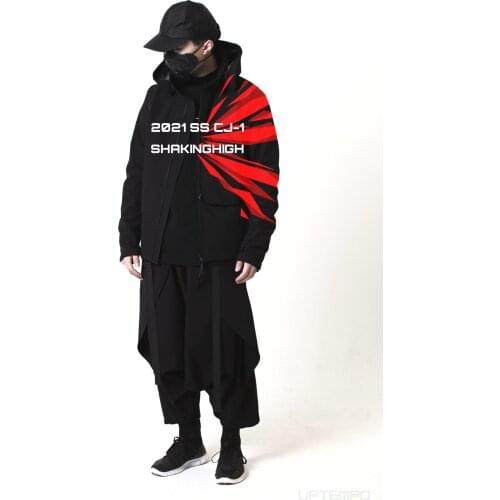 Shaking high CJ-1 Softshell assault jacket water repellent front pocket techwear streetwear ninjawear