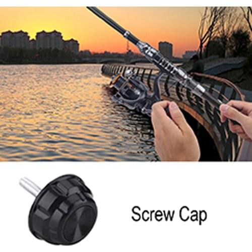 10pcs/set Universal Fishing Spinning Reel Handle Screw Cap Cover with Gaskets Fishing Accessories