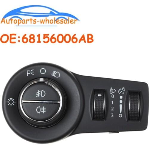 High Quality For Jeep Cherokee 2014-2018 68156006AB Headlight Switch Head Light Lamp Switch Car Accessories