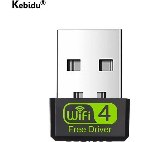 Wifi USB Adapter 150Mbps Free Driver Wi-Fi Receiver For PC USB Ethernet WiFi Dongle 2.4G Wireless Network Card RTL 8188 Chip