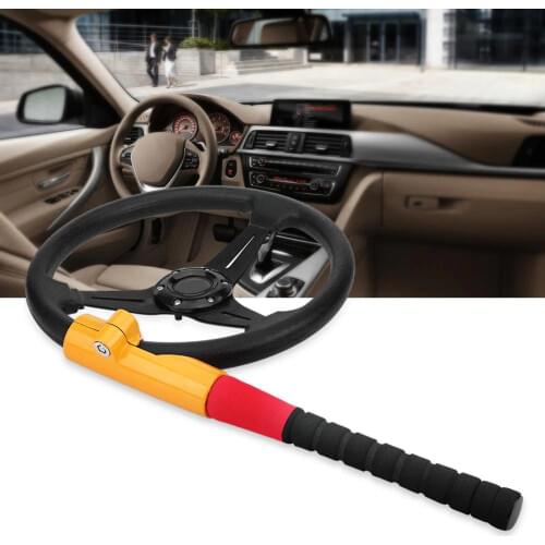 Steering Wheel Locks Baseball Anti Theft Lock With 2 Keys With Tough-steel Construction Universal