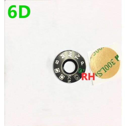 1 NEW Function 6D Dial Model Button Label for Canon 6D Top Function Digital Camera Repair Part