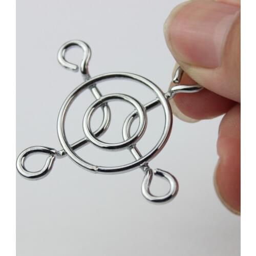 Gdstime 10 Pcs 30mm Stainless Steel Grill Cover Finger Guard 3cm Iron Fan Net Used for 30x30mm PC Cooling Fan