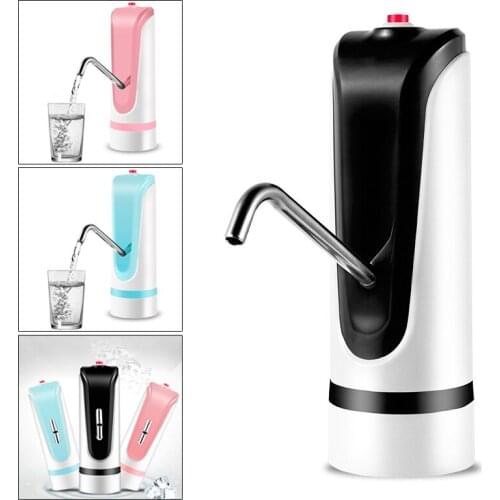 3 Colors Portable Touch-tone Rechargeable Wireless Electric Dispenser Water Pump for 4.5L - 18.9L Barrelled Water