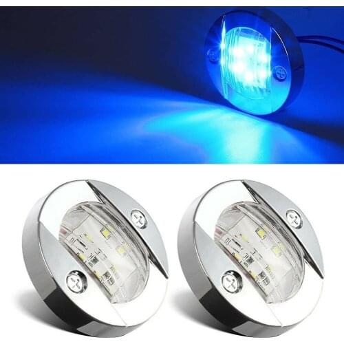 6 LED Boat Stern Lights ABS Plastic LED Stern Lights 6-2835-SMD IP67 Waterproof