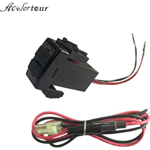 Car Dual USB Port Charger Adapter For Nissan Teana Sylphy 12V Dashboard Charge Interface Mobile Phone Charging Socket