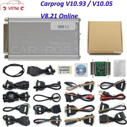 Free Keygen Online Carprog FW V8.21 V10.93 Full Set Auto Repair Tool Car Prog 8.21/10.93/10.05/Radio/Dash/ECU Programmer