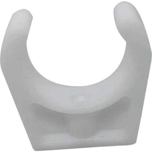 C-Shape Ladder Stowing Storage Clips Clamps for Boat - 1-3/4 inch - White