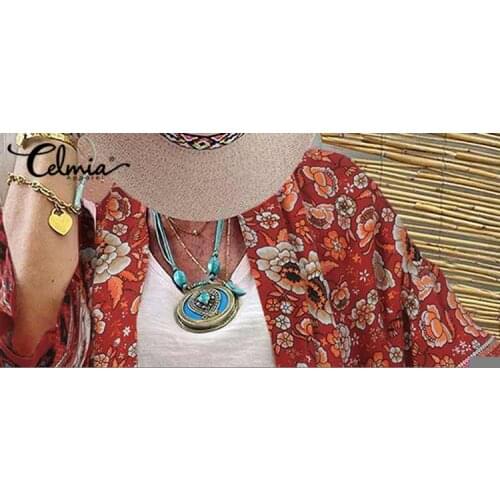 Женские пляжные рубашки Celmia China At AliExpress