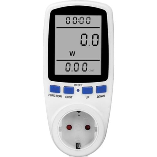1pcs EU Plug Digital Voltage Wattmeter Power Analyzer Electronic Power Meter Energy Meter Automatic Kwh Power Switch