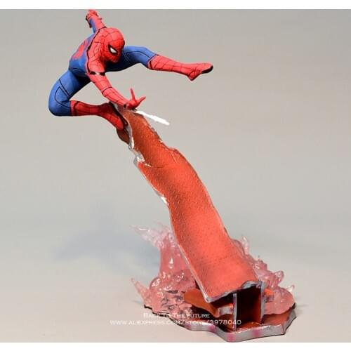 Disney Marvel Avengers Spider Man 24cm Action Figure Anime Mini Doll Decoration Collection Figurine Toy model for children gift