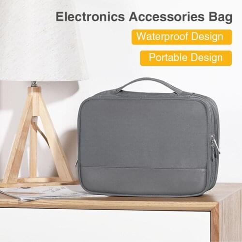 Electronic Organizer Travel Universal Cable Bag Electronics Accessories Cases for Cable Charger Phone and More
