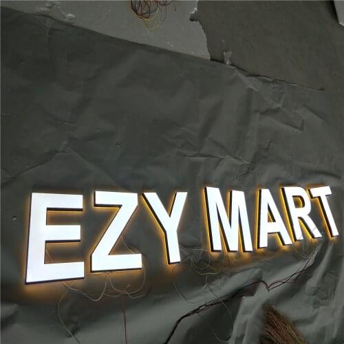 Factory Outlet high quality acrylic Super high brightness shop sign, custom led letter signages for logos name