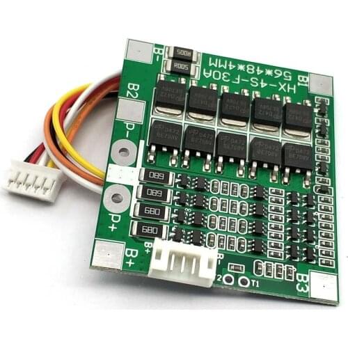 4S 30A 14.8V Li-ion Lithium 18650 Battery BMS Packs PCB Protection Board Balance Integrated Circuits Electronic Module