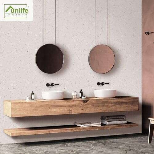 Funlife®40x250cm Beige Terrazzo Wall Sticker Peel & Stick DIY Decorative Wallpaper for Living Room Bathroom Kitchen Home Decor