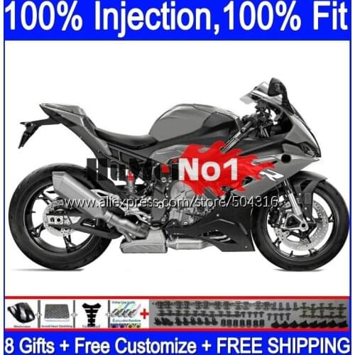 Injection Kit For BMW S1000 RR S 1000 RR CC 2019 2020 2021 129MC.62 S 1000RR S1000-RR S1000RR 19 20 21 OEM Fairings silvery grey