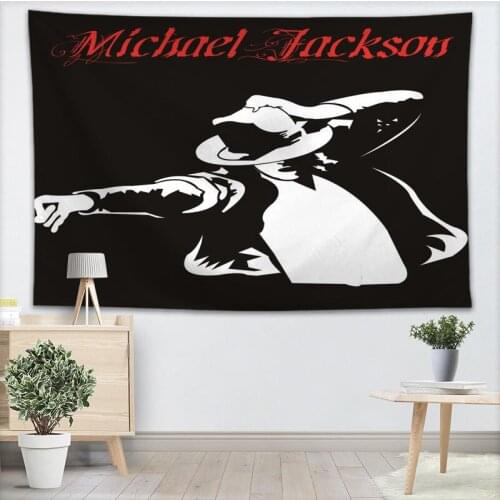 Custom Michael Jackson Wall Hanging Tapestry Sheets Home Decorative Tapestries Beach Towel Blanket Cloth Wall Tapestry