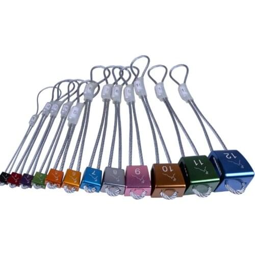 P138 outdoor rock climbing Mountaineering Aviation wire Rock plug Rock climbing fixed point 12 rock plugs