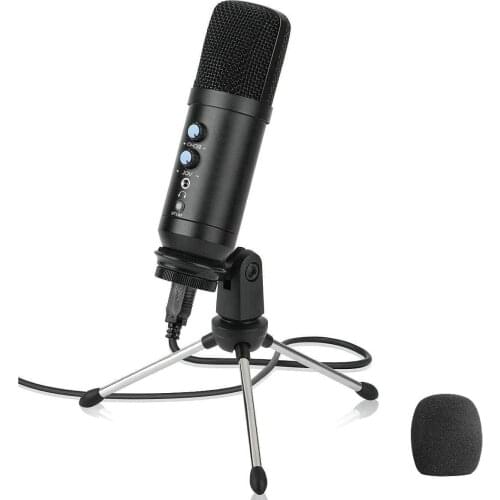 Professional USB Condenser Microphones For PC Computer Laptop Singing Gaming Streaming Recording Studio YouTube Video Microfon