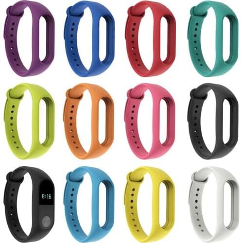 Replacement Straps For Xiaomi Mi Band 2 Strap Bracelet Strap Miband Replacement Silicone Wristband For Xiaomi Band 2 Accessories