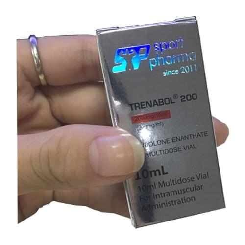 Silver box printing TREN 200 10ml vial packaging pharmaceutical packing box design