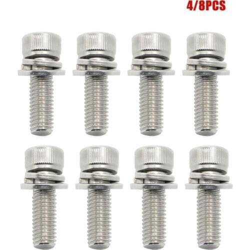 4/8pcs For Polaris Sportsman 600 700 800 Exhaust Manifold Studs Allen Screws Bolts 7518234 Ranger XP RZR General ATV Accessories