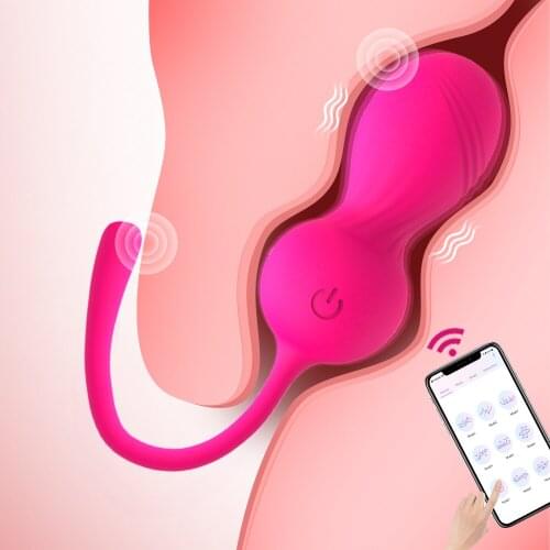 APP Control Smart Ball Vibrator Kegel Ball Ben Wa Ball Vagina Tighten Exercise Machine Sex Toy for Women Vaginal Geisha Ball