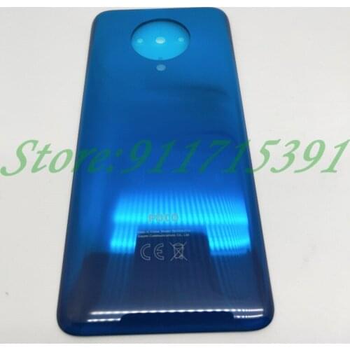 Original For Xiaomi Poco F2 Pro Back Battery Glass Cover Rear Housing Door Case Pocophone Replacement Parts