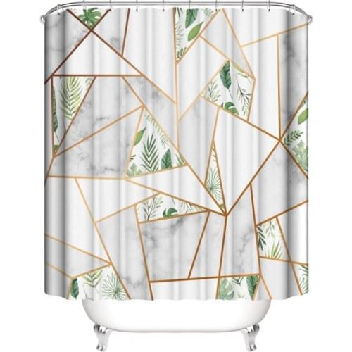 Bathroom Shower Curtain Rod Free Perforated Bathroom Thickening Hanging Telescopic Waterproof Partition Bath Curtain Dropship