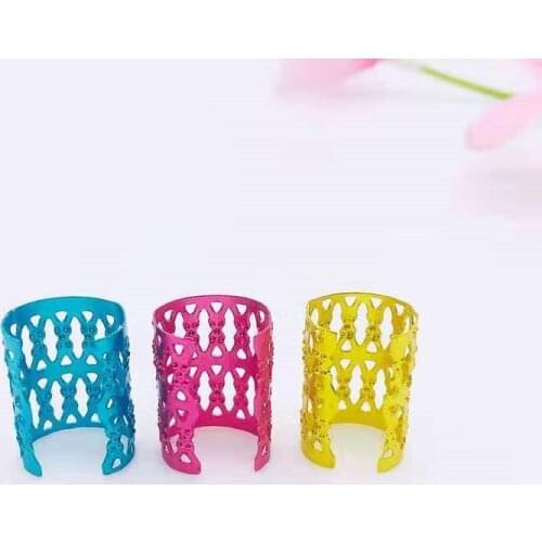 1000pcs 8x15mm Fashion Aluminum Tube Color Wig Decoration Hair Extension Ring Hair Buckle Diy Jewelry Accessories Spot Wholesale