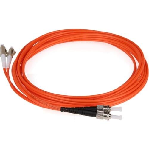50PCS Fiber Optic patch cord LC ST PC UPC Multimode Duplex mm OM1 62.5/125 dx 1 3 5 10 20 100m meters Ftth Wholesale custom made