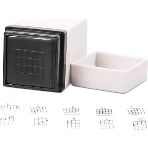 Guitar Ukulele Chords Stamp Classic Guitar Chords Print Signet for Beginner Tools Uses: for beginner marking Chord drawing grid