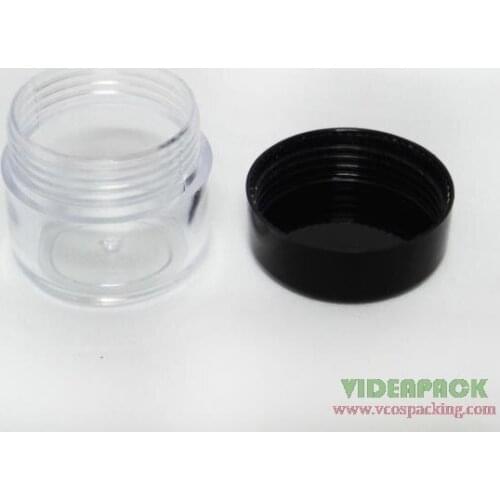 15ml nail powder jar, loose powder jar, plastic jar, refillable cosmetic jar, cosmetic packing, powder case