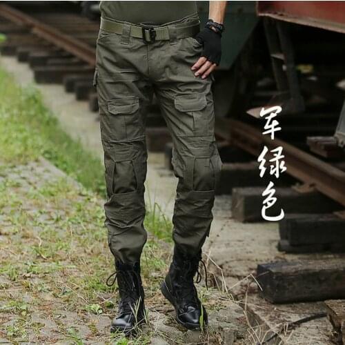Cargo Pants Men Combat SWAT Army Military Pants Cotton Many Pockets Stretch Flexible Man Casual Trousers Plus Size 28- 38 40 42