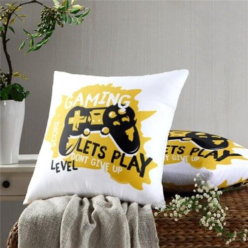 3D Print Gamer Pillowcase Bedroom Sofa Car Polyester Cartoon Cushion Cover Pillows Decor Home Linen Pillow Case Gift For Boy