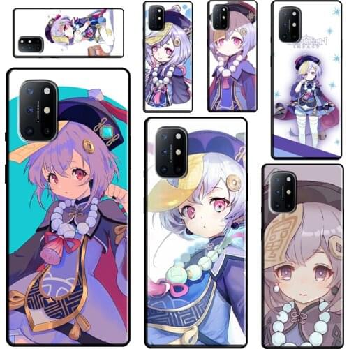 Genshin Impact Qiqi Case For Realme 6 7 8 Pro GT Neo C21 C11 C3 Q3 Pro Soft Cover For OnePlus 8T 7T 9R 8 9 Pro