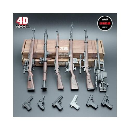 Estartek 1/6th 4D Block Toys 1/6 Cross Fire Weapons G43 SDT-40 RGP KAR98K CHEYTACM200 for 12inch Military Action Figure DIY