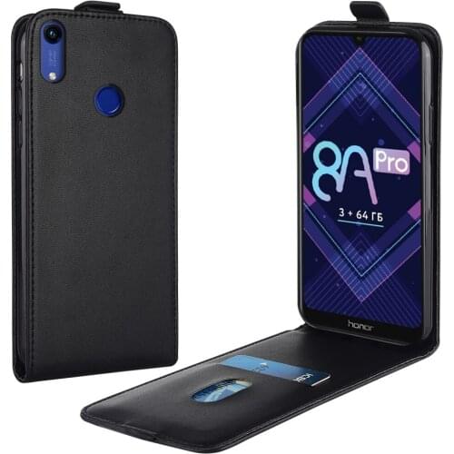 Flip Leather Case for Huawei Honor 8A Prime (Pro) JAT-L41 6.09'' Vertical Cover for Honor 8A 8a Prime Case Phone Bag