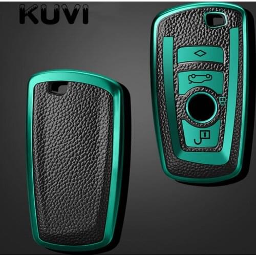 Leather+TPU Car Key Case Cover Key Bag For Bmw F20 F30 G20 f31 F34 F10 G30 F11 X3 F25 X4 I3 M3 M4 1 3 5 Series Accessories