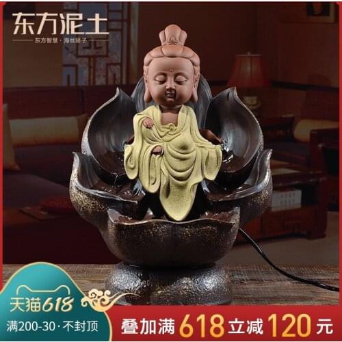 The preferential 】 zen furnishing articles sitting room TV ark humidifier/three holy water furnishing articles D22-201