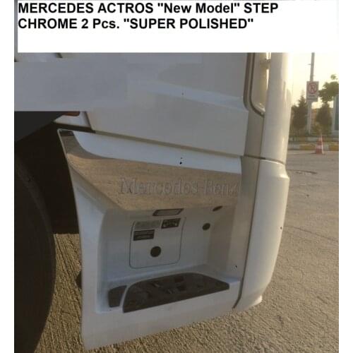 MERCEDES ACTROS ''New Model'' STEPPER CHROME 2 Pcs. 'SUPER POLISHED