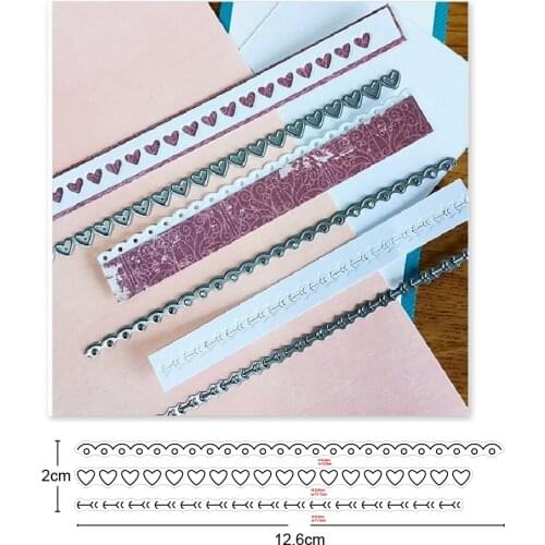 Metal cutting dies stripe frame die mould decoration Scrapbook paper card craft knife blade punch stencils dies