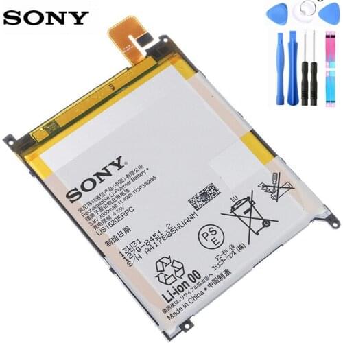 Original Sony LIS1520ERPC Battery For Sony Xperia Z Ultra XL39 XL39H C6802 C6806 C6833 3000mAh