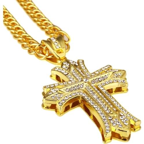 Pendant Necklace Cross Jesus Christina Cross