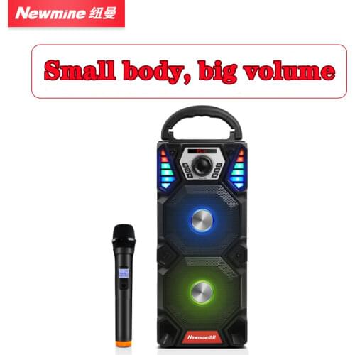 Portable Bluetooth Speaker Wireless Mobile Phone Home Outdoor Steel Cannon 3d Audio Surround Subwoofer Support U Disk TF Radio