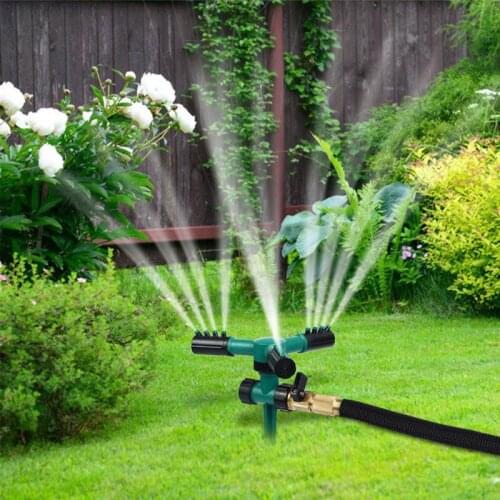 Garden Hose Flexible 360 Degree Rotating Auto Gun To Watering Grass Plant Sprinkler Tools Household Seedlings Irrigation