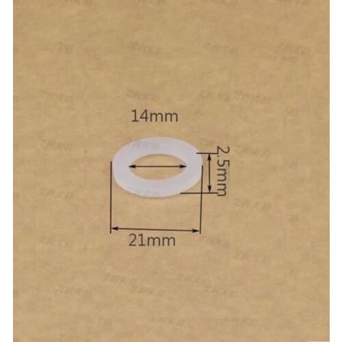 10x Silicone Washer 21mm x 14mm x 2.5mm M22 Flat Sealing Gaskets Spacer Gasket OD21 ID 14mm 21x14x2.5mm