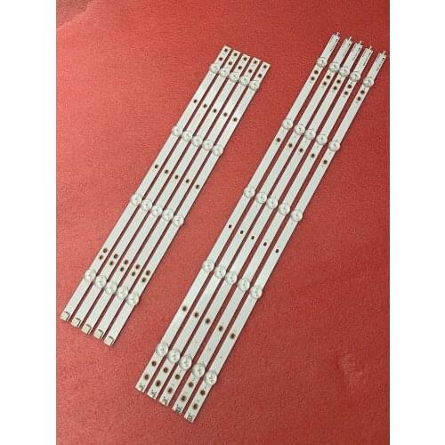 10pcs LED strip for 50PUS6272 50PUS6162/12 50PUS6703 50PUS6753 50PUS7383/12 50PUS6523/12 50PUS6503 50PFK6550/12 50PUS6262