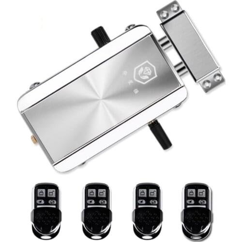 Smart remote control lock installed without punching, automatic lock with induction, mobile phone Bluetooth unlock